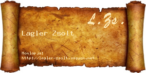 Lagler Zsolt névjegykártya